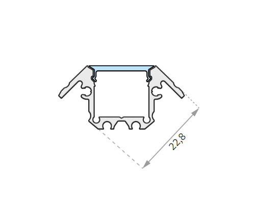 22.8 x 22.8 mm-Zweite Zeile Blabla-SchnittBild